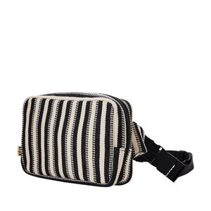 BEIS The Belt Bag in Black Stripe
